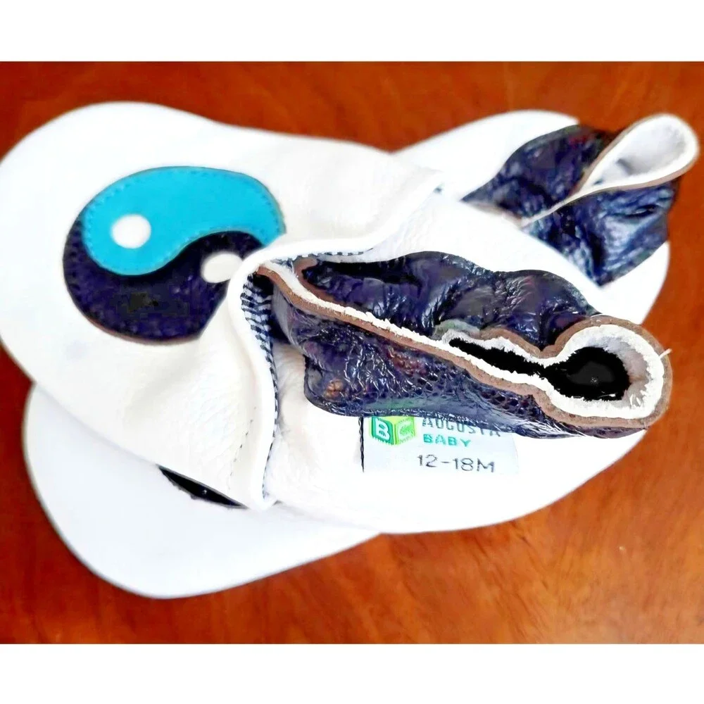 Eco-Conscious SHINOBI BABY Martial Arts Ninja Romper Yin Yang Shoes Set 12-18M